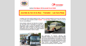 Journée du Car et du Bus – Transdev – Les Cars Rose @ dépôt Transdev – Les Cars Rose, Montlignon (95)